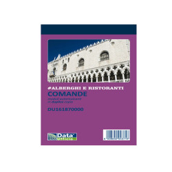 Blocco comande - 25/25 copie autoricopianti - 16,8 x 10 cm - DU161870000 - Data Ufficio