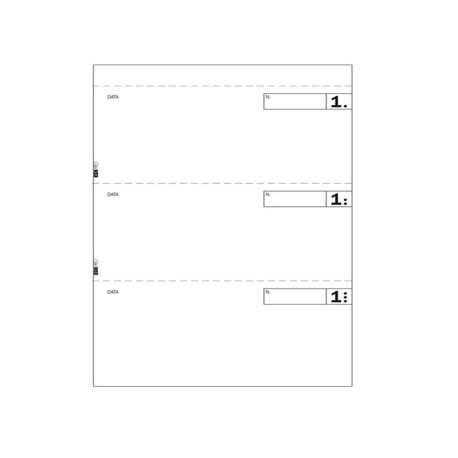 Blocco comande a 3 tagliandi - 25/25 fogli autoricalcanti - 17 x 9,9cm - Edipro