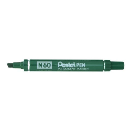 Pentel PEN - Marcatore - permanente - nero, rosso, blu, verde - inchiostro a base olio - 3.9-5.5 mm (pacchetto di 4)