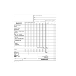 Blocco conto albergo/pensione - 15 giorni - uso mano - 23 x 15cm - 100 fogli - Edipro