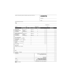 Blocco conto albergo/pensione - 7 giorni - uso mano - 23 x 15cm - 100 fogli - Edipro