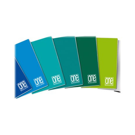 Blasetti One Color MAXI - Taccuino - graffettato - A4 - 21 fogli / 42 pagine - a quadretti - disponibile in colori assortiti - 