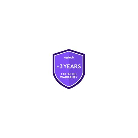 Logitech Extended Warranty - Contratto di assistenza esteso - 3 anni - per Logitech Large Microsoft Teams Rooms with Tap + Rall