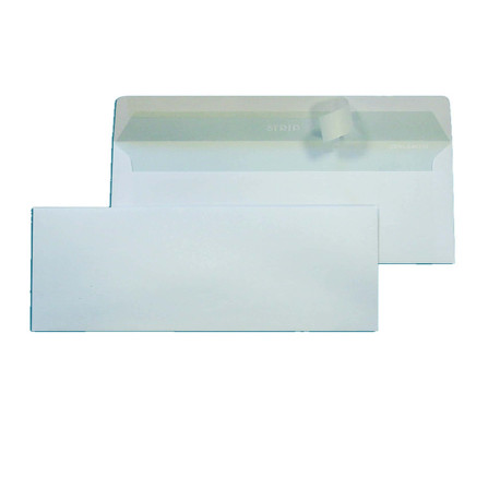 Busta Strip - senza finestra - 11 x 23 cm - 90 gr - bianco - Blasetti - conf. 500 pezzi