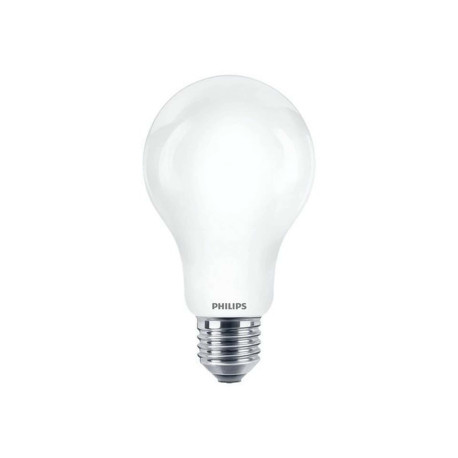 Philips - Lampadina con filamento LED - forma: A67 - satinata finitura - E27 - 13 W (equivalente 120 W) - classe D - luce bianc
