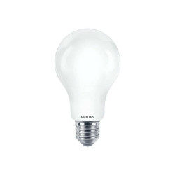 Philips - Lampadina con filamento LED - forma: A67 - satinata finitura - E27 - 17.5 W (equivalente 150 W) - classe D - luce bia