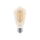 Philips - Lampadina con filamento LED - forma: ST64 - E27 - 7 W (equivalente 60 W) - classe E - luce bianca da calda a fredda -