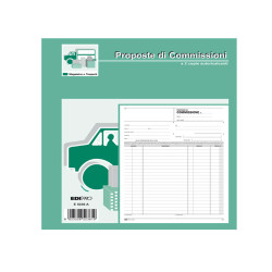 Blocco copia commissioni - uso mano - 29,7 x 21cm - 100 fogli - Edipro
