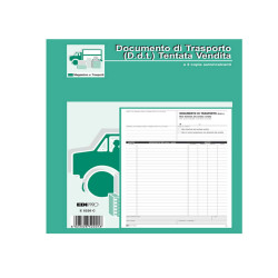 Blocco DDT carico tentata vendita - 50 fogli autoricalcanti - A4 - 29,7 x 21cm - Edipro