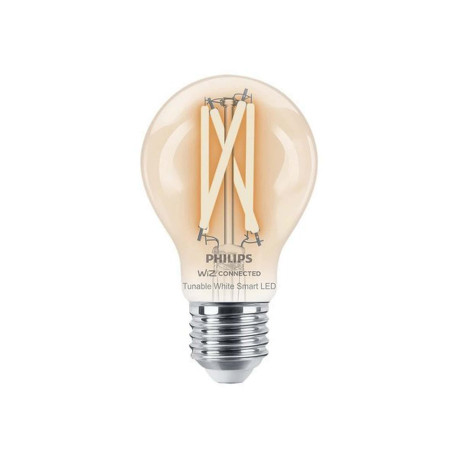 Philips Smart - Lampadina con filamento LED - forma: A60 - trasparente finitura - E27 - 7 W (equivalente 60 W) - classe E - bia