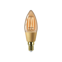Philips Smart - Lampadina con filamento LED - forma: C35 - E14 - 4.9 W (equivalente 25 W) - classe G - bianco regolabile da cal