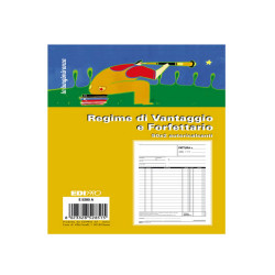 Blocco fattura contribuenti min/forfett. - 22x14,8 - 50x2 fogli autoric. - E5285A - EdiPro