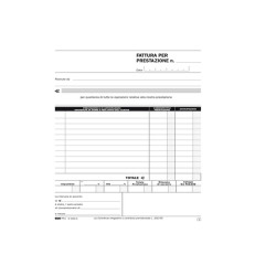 Blocco fatture professionisti - 50/50 fogli autoricalcanti - 23 x 15cm - Edipro