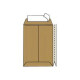 Pigna LAGERMAIL - Busta - espandibile - 190 x 260 mm - a portafoglio - estremità aperta - autoadesiva - pacco da 250