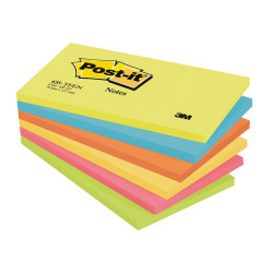 Blocco foglietti Colori Energy - 655-TFEN - 76 x 127 mm - 72 gr - colori assortiti - 100 fogli - Post-it