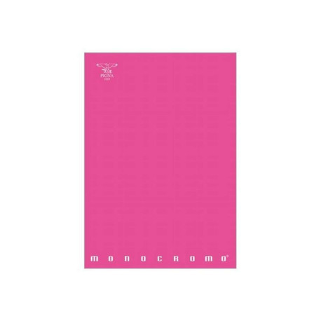 Pigna Monocromo Fluo - Quaderno - graffettato - A4 - 42 fogli - righe - disponibile in colori assortiti