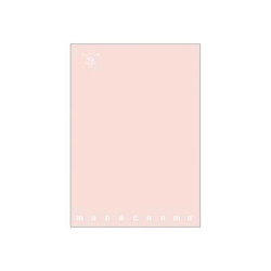 Pigna Monocromo Pastel - Quaderno - graffettato - A4 - 42 fogli - quadretti - disponibile in colori assortiti