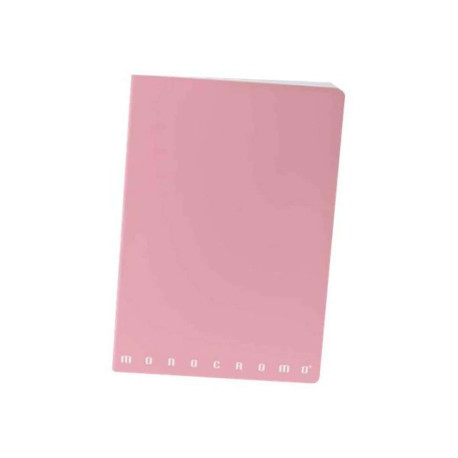 Pigna Monocromo Pastel - Quaderno - graffettato - maxi - A4 - 20 fogli / 40 pagine - a righe - disponibile in colori assortiti