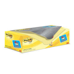 Blocco foglietti Post-it - 654CY-VP20 - 76 x 76 mm - 72 gr - giallo Canary - Post-it - conf. 20 blocchi