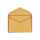 Pigna POSTALE - Busta - 180 x 240 mm - triangolare - apertura laterale - giallo - pacco da 25