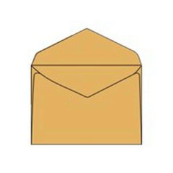 Pigna POSTALE - Busta - International C4 (229 x 324 mm) - triangolare - apertura laterale - giallo - pacco da 250