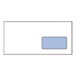 Pigna SPEEDMATIC - Busta - 110 x 230 mm - a portafoglio - apertura laterale - 1 finestra - pacco da 500
