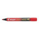 Pilot 400 - Marcatore - permanente - rosso - inchiostro a base olio - 4 mm - larga (pacchetto di 20)