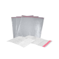 Busta trasparente - a bolle d'aria - con chiusura adesiva - 20 x 30 cm - conf. 100 pezzi