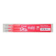Pilot FriXion - Refill - rosso - 0.7 mm (pacchetto di 3) - per FriXion Ball Clicker, Slim