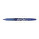 Pilot FriXion Ball - Penna a sfera - non permanente - blu chiaro - inchiostro in gel sensibile al calore - 0.7 mm - con gomma