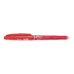 Pilot FriXion Point - Penna a sfera - non permanente - rosso - inchiostro in gel sensibile al calore - 0.5 mm - fine - con gomm
