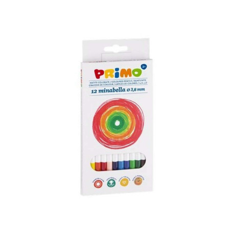 PRIMO Minabella - Pastello colorato - colori assortiti - 3.8 mm (pacchetto di 12)