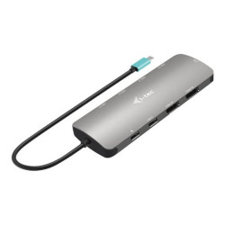 i-Tec Nano Dock - Docking station - USB-C / USB4 / Thunderbolt 3 / Thunderbolt 4 - 2 x HDMI - 1GbE - 100 Watt - Europa