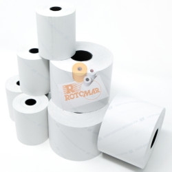 Rotolo per bilancia - carta termica BPA free - 62,5 mm x 30 mt - diametro esterno 50 mm - anima 12 mm - Rotomar - blister 10 pe