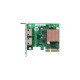 QNAP QXG-2G2T-I225 - Adattatore di rete - PCIe 2.0 x2 profilo basso - 2.5GBase-T x 2 - per QNAP QGD-1600, TS-1232, 1253, 251, 2