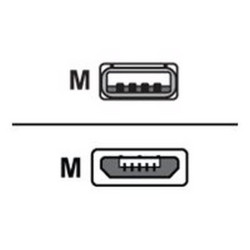 Jabra - Cavo USB - USB (M) a Micro-USB Tipo B (M) - per Evolve 65 MS mono, 65 MS stereo, 65 UC mono, 65 UC stereo