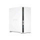 QNAP TS-233 - Server NAS - 2 alloggiamenti - SATA 6Gb/s - RAID 0, 1, JBOD - RAM 2 GB - Gigabit Ethernet - iSCSI supporto