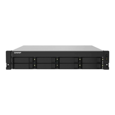 QNAP TS-832PXU - Server NAS - 8 alloggiamenti - montabile in rack - SATA 6Gb/s - RAID 0, 1, 5, 6, 10, 50, JBOD, 60 - RAM 4 GB -