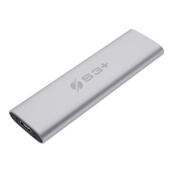 S3+ Zenith Slim - SSD - 250 GB - esterno (portatile) - USB 3.2 Gen 2 (USB-C connettore) - argento