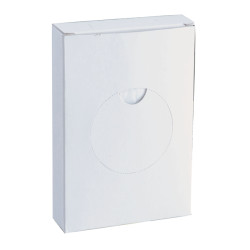 Sacchetti igienici - 8,7 x 11 x 1,2 cm - HDPE - bianco - Medial International - conf. 25 pezzi