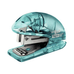 Rapid Colour'Ice F4 Mini - Cucitrice - 10 fogli - 24/6, 26/6 - metallo, plastica ABS - blu