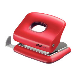 Rapid Fashion FC20 - Perforatore - 20 fogli / 2 mm - metallo, plastica ABS - rosso dolce