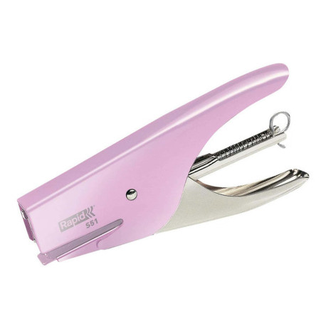 Rapid Retro S51 - Graffatrice - 15 fogli - 21/4 - acciaio - strawberry cream