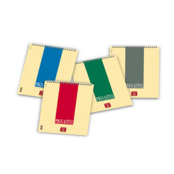 Blocco Pignastyl spiralato - A4 - 210 x 297mm - 80gr - 60 fogli - 5mm - Pigna
