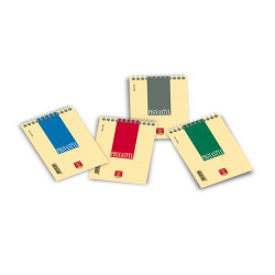 Blocco Pignastyl spiralato - A6 - 100 x 150mm - 80gr - 60 fogli - 5mm - Pigna