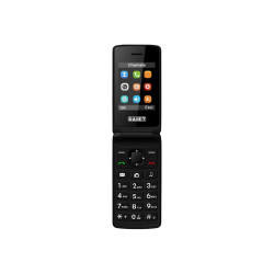 Saiet Like ST-MC20 - Telefono con funzionalità - dual SIM - microSD slot - display LCD - rear camera 0.3 MP - grafite