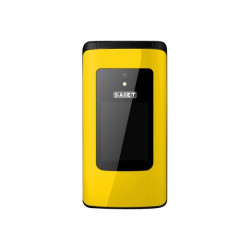 Saiet Like ST-MC20 - Telefono con funzionalità - dual SIM - microSD slot - rear camera 0.3 MP - giallo opaco