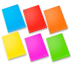 Maxiquaderno Monocromo Fluo - A4 -  5mm c/margine - 42 fogli - 80gr - Pigna