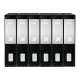 Rexel Dox Box 2 - Cartellina con meccanismo a leva - larghezza dorsale 80 mm - per A4, A4 Plus - nero