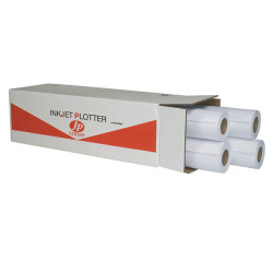 Carta plotter JP One P.80M - 914 mm x 50 mt - 80 gr - inkjet - opaca - bianco - As Marri